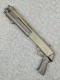 BO Dynamics BY-104244 FABARM STF 12 Short Initial Pump-Action Gas Shotgun; Olive Drab