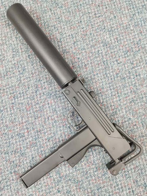 HFC BY-104250 HG-203 MAC-11 GBB Submachine Gun
