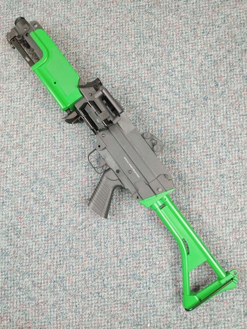 Specna Arms BY-102717 SA-249 MK1 CORE™; Black; PTT Green