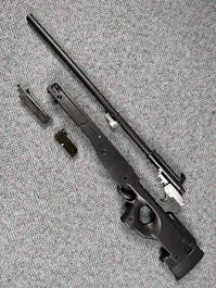 AGM BY-104353 002 L96 Bolt Action Sniper Rifle; Black