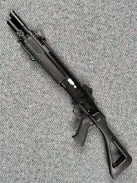 BO Dynamics BY-104214 FABARM STF 12 Compact Pump-Action Gas Shotgun; Black
