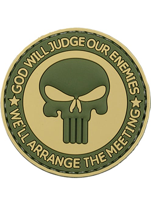 8Fields Tactical GOD WILL JUDGE PVC Patch