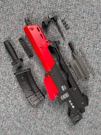 Specna Arms BY-104377 SA-G12 AR36 Carbine EBB Rifle; Black; PTT Red