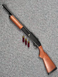 Golden Eagle BY-104386 Type 870 M8870 Real Wood Gas Shotgun Railed; Real Wood