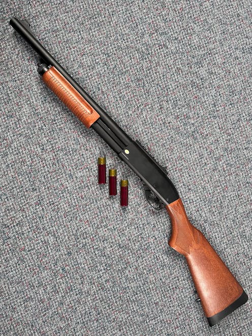 Golden Eagle BY-104386 Type 870 M8870 Real Wood Gas Shotgun Railed; Real Wood