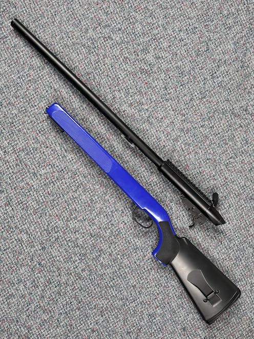 Double Eagle BY-104393 M50A Spring Action Sniper; PTT Blue