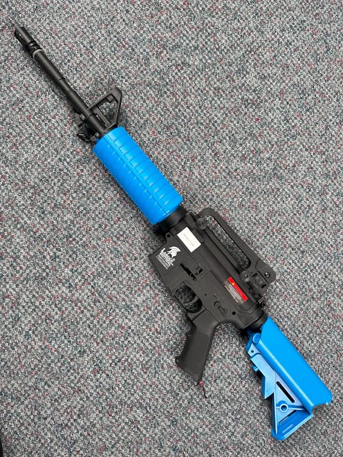 Lancer Tactical BY-104394 LT-03 Gen.2 M4A1 Combo; PTT Blue