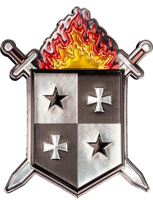 Delta Armory Limited Edition Flaming Shield TPU Patch