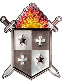 Delta Armory Limited Edition Flaming Shield TPU Patch
