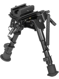 Rokstad Adjustable 6-Level Bipod with RIS Rail Adapter