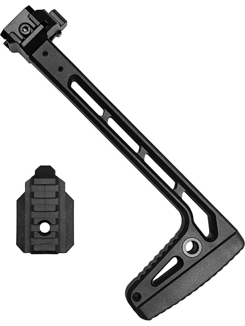 PTS Syndicate 1913/20mm Picatinny Folding Skeleton Stock w/ Scorpion EVO Adapter