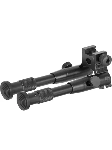 Tactical OP Bipod, Rubber Feet, Center Height 6-9 inch Hunting Bipod Picatinny Rail Mount