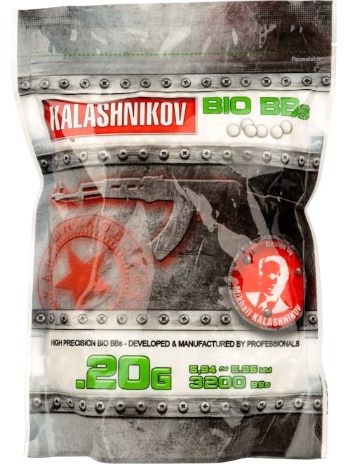 Cybergun Kalashnikov BIO BBs; 3200rnd Bag