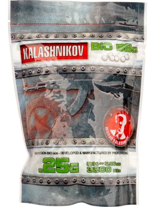Cybergun Kalashnikov BIO BBs; 3200rnd Bag