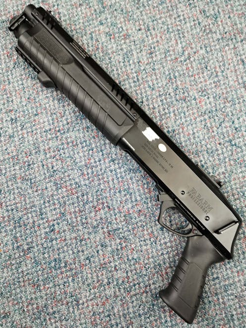 BO Dynamics BY-104440 FABARM STF 12 Short Initial Pump-Action Gas Shotgun; Black