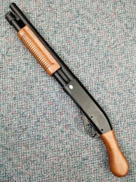 Golden Eagle BY-104372 Type 870 M8877 Real Wood Sawn-Off Gas Shotgun