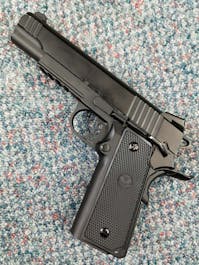 RAVEN BY-104462 R14 Hi-Capa GBB Pistol Railed Frame; Black