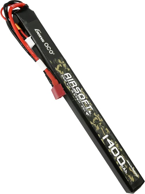 Gens Ace 11.1V 1400mAh 25C LiPo Slim Stick Battery