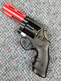 HFC BY-104227 HG-132B Python 4" NBB Gas Revolver; PTT Red