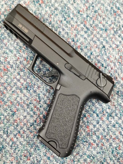 CYMA BY-103113 CM.127 ERGO-FA Electric AEP Pistol; Black