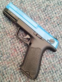 CYMA BY-104565 CM.127 ERGO-FA Electric AEP Pistol; Black; PTT Blue