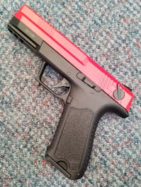CYMA BY-104567 CM.127 ERGO-FA Electric AEP Pistol; Black; PTT Red