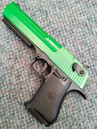 CYMA BY-103331 CM.121 Desert Eagle AEP Electric Pistol; Black; PTT Green