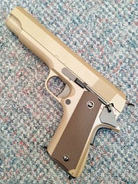 CYMA BY-103100 CM.123 1911 AEP Electric Pistol; Tan