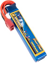 Giant Power 7.4V 1000mAh 25C LiPo PDW Stick Battery; Deans