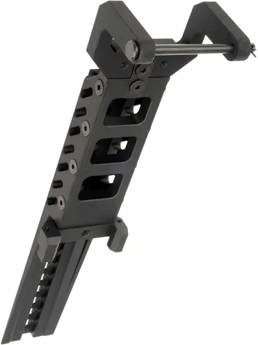 Monture Tactique Picatinny 20 Mm – Base Universelle En Polymère Noir Mat, Rail Supérieur 7 Fentes, Pour Glock 17, 1911, Laser Ou Lunette