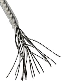 FPS Softair High conductivity signal cable covered in FEP with 19 pure copper capillaries coated in chrome (W19C)