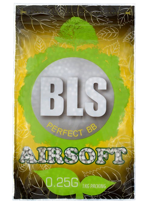 BLS 0.25g 6mm Perfect BIO BBs; 1KG Bag