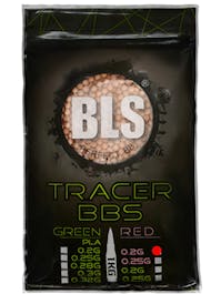BLS 0.20g 6mm Perfect Tracer BBs; 1KG Bag