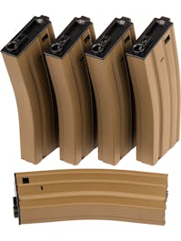 Specna Arms STANAG High-Cap Magazines for M4/AR-15 AEGs; 5-Pack