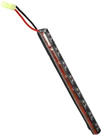GFC 9.6V 1600mAh Ni-Mh Stick Battery; Mini Tamiya