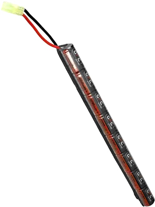 GFC 9.6V 1600mAh Ni-Mh Stick Battery; Mini Tamiya
