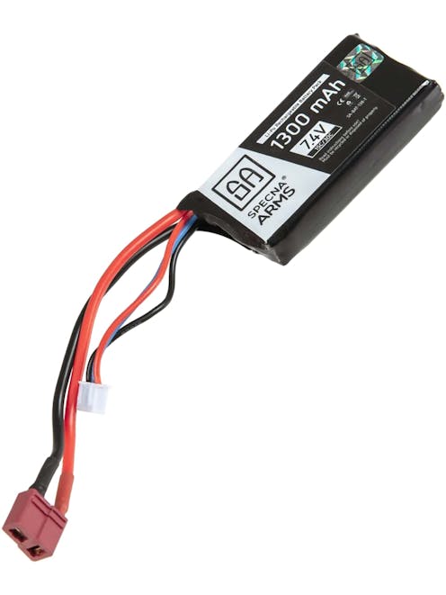 Specna Arms LiPo 7,4V 1300mAh 15/30C Battery - T-Connect (Deans)
