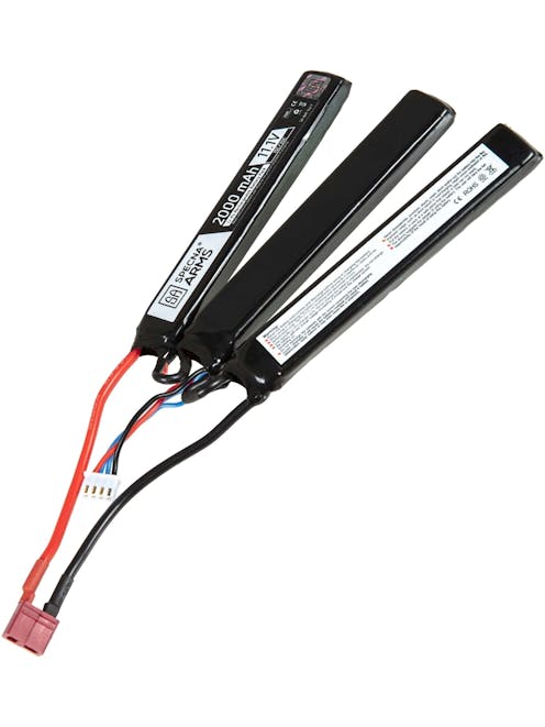 Specna Arms LiPo 11,1V 2000mAh 15/30C Battery - Butterfly Configuration - T-Connect (Deans)