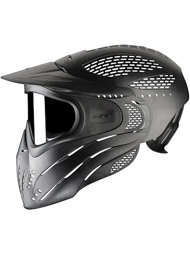 JT Premise Headshield Masque de paintball à couverture complète (noir