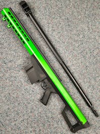 Lancer Tactical BY-105053 LT-20 M82 Spring Sniper Rifle; Black; PTT Green