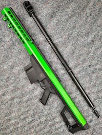 Lancer Tactical BY-101673 LT-20 M82 Spring Sniper Rifle; Black; PTT Green