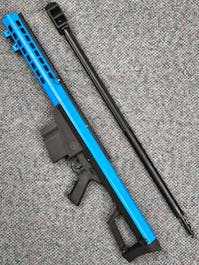 Lancer Tactical BY-102669 LT-20 M82 Spring Sniper Rifle; Black; PTT Blue