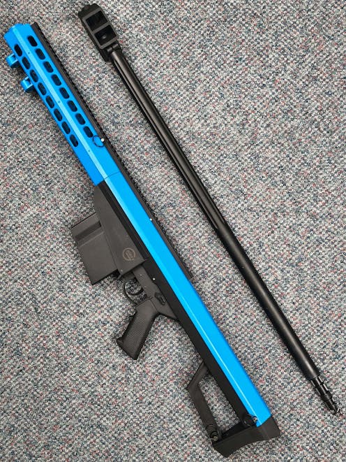 Lancer Tactical BY-102669 LT-20 M82 Spring Sniper Rifle; Black; PTT Blue