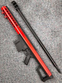 Lancer Tactical BY-102508 LT-20 M82 Spring Sniper Rifle; Black; PTT Red