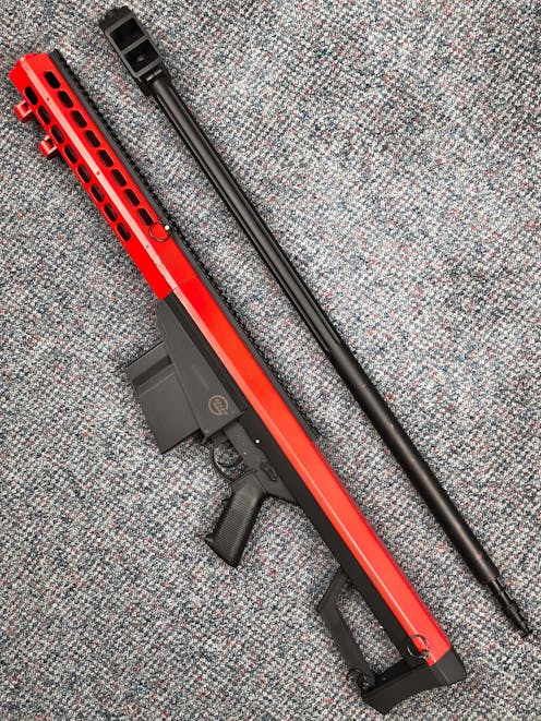 Lancer Tactical BY-102508 LT-20 M82 Spring Sniper Rifle; Black; PTT Red