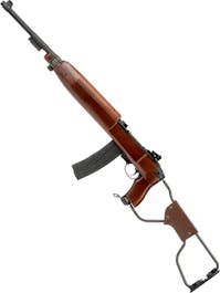 King Arms M2A1 Paratrooper GBBR; Real Wood