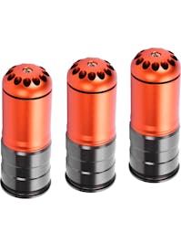 King Arms 120rnd 40mm MOSCART Gas Grenade V3; 3 Pack