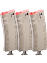 EMG 210rnd Troy BattleMag Magazines for M4/AR-15 AEGs; 3 Pack