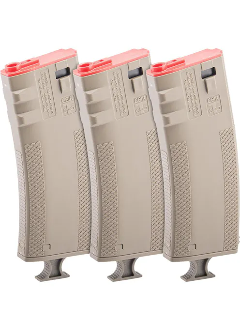 EMG 210rnd Troy BattleMag Magazines for M4/AR-15 AEGs; 3 Pack