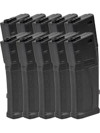 Guarder 140rd [BLUEBOX] Mid-Cap Magazine for M4/AR-15 AEG; 10 Pack